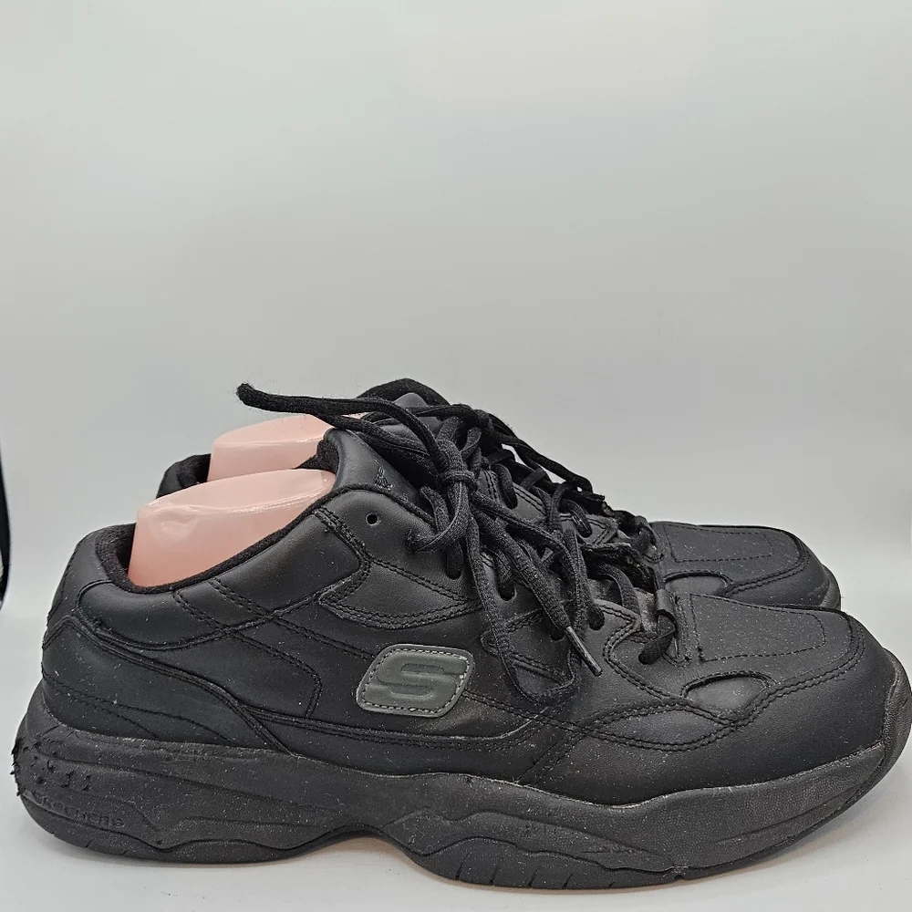 Sketchers  slip resistant  leather work shoes size 11.5 - Picture 4 of 15